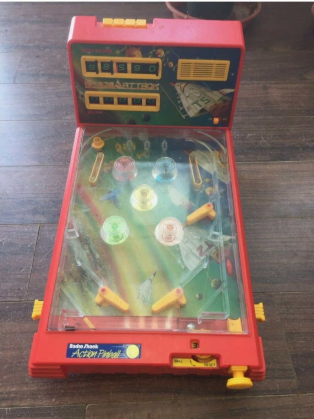Vintage Retro Game Radio Shack Space Attack Pinball (Partially Working)